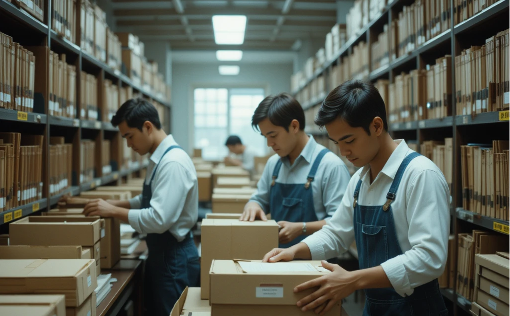 专业档案整理服务展示配图
