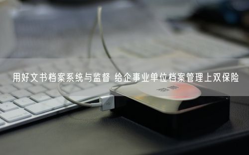 用好文书档案系统与监督 给企事业单位档案管理上双保险