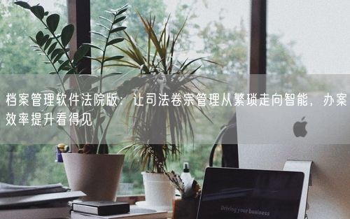 档案管理软件法院版：让司法卷宗管理从繁琐走向智能，办案效率提升看得见