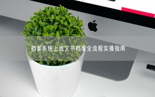 档案系统上线文书档案全流程实操指南