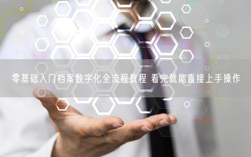 零基础入门档案数字化全流程教程 看完就能直接上手操作