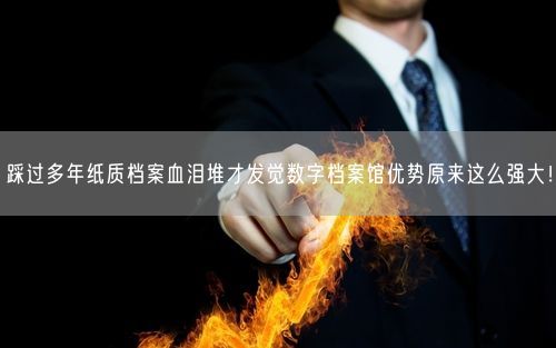 踩过多年纸质档案血泪堆才发觉数字档案馆优势原来这么强大！