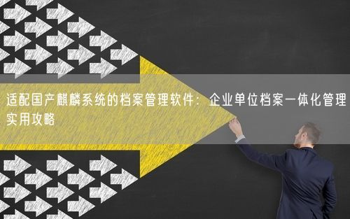 适配国产麒麟系统的档案管理软件：企业单位档案一体化管理实用攻略