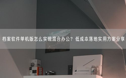 档案软件单机版怎么实现混合办公？低成本落地实用方案分享