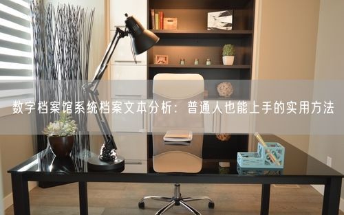 数字档案馆系统档案文本分析：普通人也能上手的实用方法