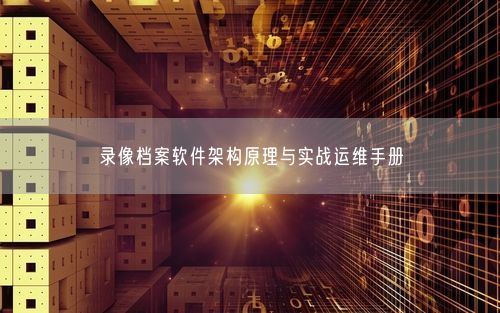 录像档案软件架构原理与实战运维手册