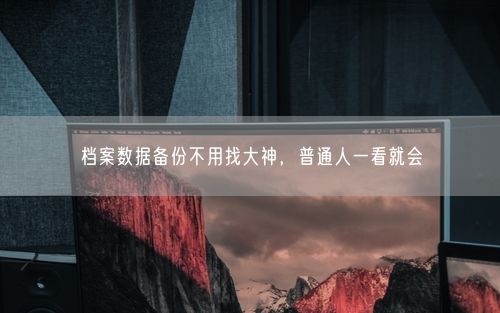 档案数据备份不用找大神，普通人一看就会