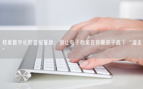档案数字化防盗报警器：别让电子档案在你眼皮子底下“溜走”