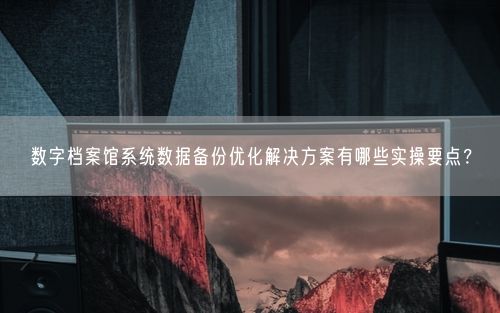 数字档案馆系统数据备份优化解决方案有哪些实操要点？