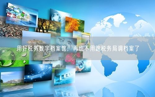 用好税务数字档案馆，再也不用跑税务局调档案了