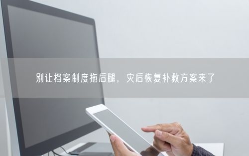别让档案制度拖后腿，灾后恢复补救方案来了