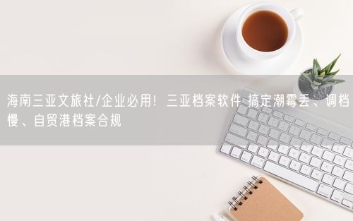 海南三亚文旅社/企业必用！三亚档案软件 搞定潮霉丢、调档慢、自贸港档案合规