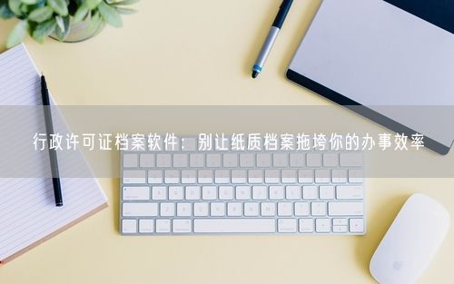 行政许可证档案软件：别让纸质档案拖垮你的办事效率