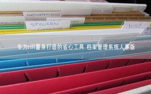 专为HR量身打造的省心工具 档案管理系统人事版