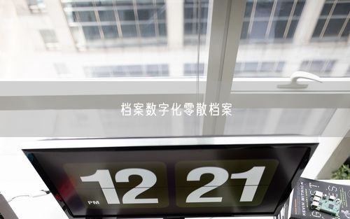档案数字化零散档案