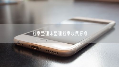档案整理未整理档案收费标准