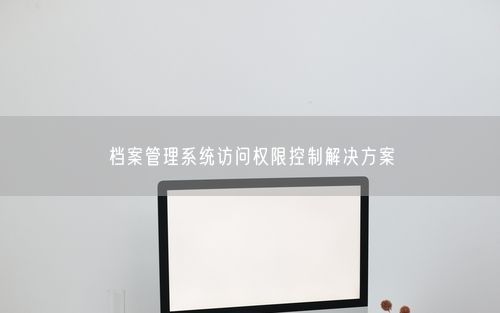 档案管理系统访问权限控制解决方案