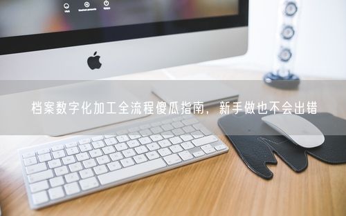 档案数字化加工全流程傻瓜指南，新手做也不会出错