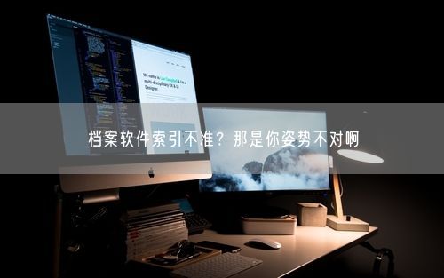 档案软件索引不准？那是你姿势不对啊