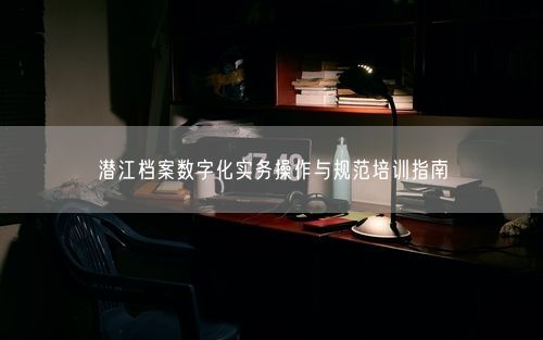 潜江档案数字化实务操作与规范培训指南