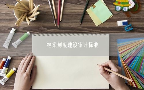 档案制度建设审计标准
