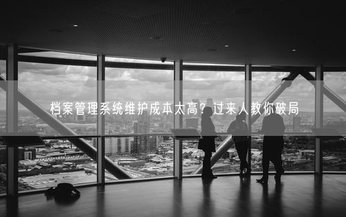档案管理系统维护成本太高？过来人教你破局