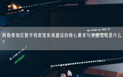 阿勒泰地区数字档案馆系统建设的核心要求与实施流程是什么？