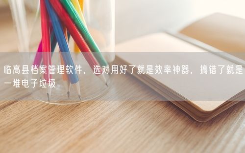 临高县档案管理软件，选对用好了就是效率神器，搞错了就是一堆电子垃圾