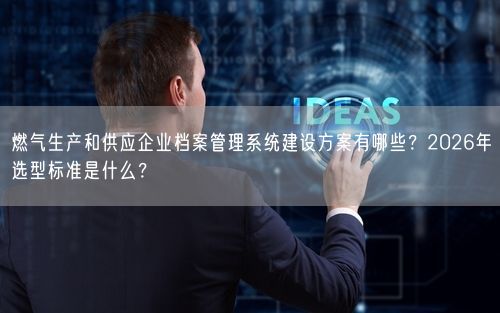 燃气生产和供应企业档案管理系统建设方案有哪些？2026年选型标准是什么？