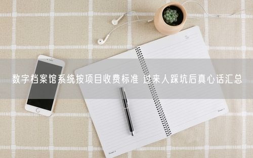 数字档案馆系统按项目收费标准 过来人踩坑后真心话汇总