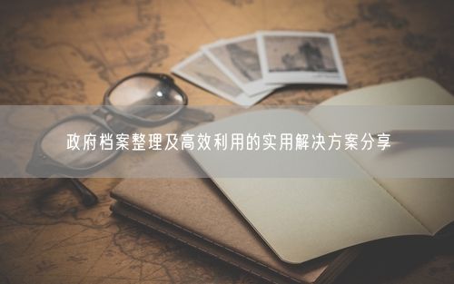 政府档案整理及高效利用的实用解决方案分享