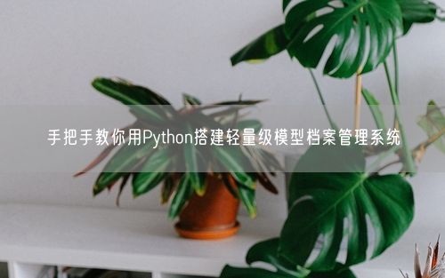 手把手教你用Python搭建轻量级模型档案管理系统