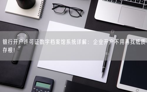 银行开户许可证数字档案馆系统详解：企业开户不用再找纸质存根！