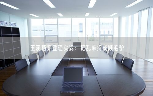 玉溪档案整理实战：把乱麻捋成顺毛驴