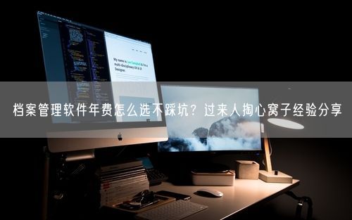 档案管理软件年费怎么选不踩坑？过来人掏心窝子经验分享