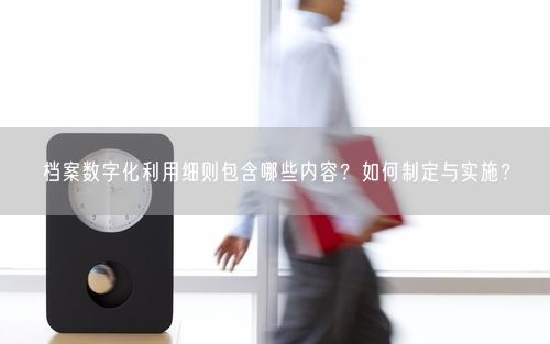 档案数字化利用细则包含哪些内容？如何制定与实施？