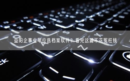 益阳企事业单位选档案软件?看完这篇不花冤枉钱