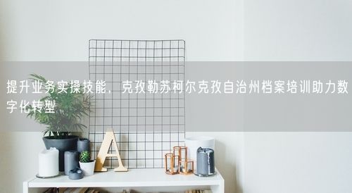 提升业务实操技能，克孜勒苏柯尔克孜自治州档案培训助力数字化转型