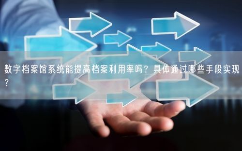 数字档案馆系统能提高档案利用率吗？具体通过哪些手段实现？