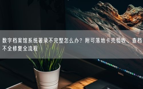 数字档案馆系统著录不完整怎么办？附可落地卡壳验收、查档不全修复全流程