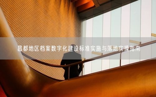 昌都地区档案数字化建设标准实施与落地实操指南