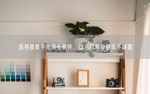 选档案数字化保密软件，这几点帮你避坑不踩雷