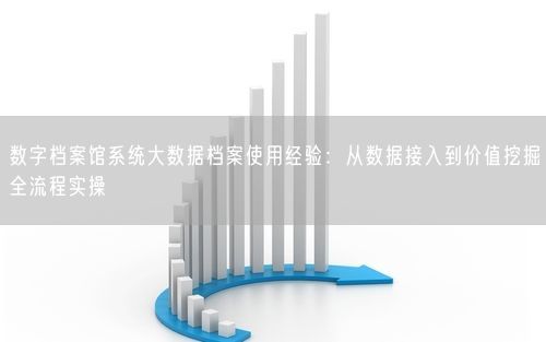 数字档案馆系统大数据档案使用经验：从数据接入到价值挖掘全流程实操