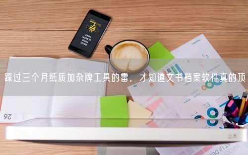 踩过三个月纸质加杂牌工具的雷，才知道文书档案软件真的顶