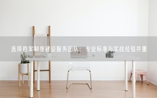选择档案制度建设服务团队：专业标准与实战经验并重