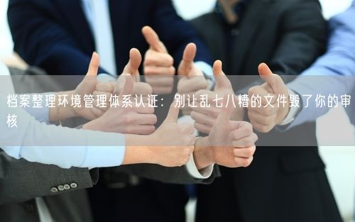 档案整理环境管理体系认证：别让乱七八糟的文件毁了你的审核