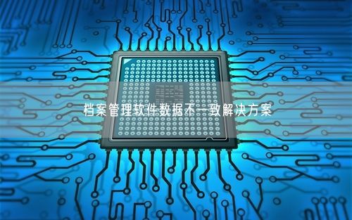 档案管理软件数据不一致解决方案