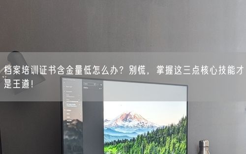 档案培训证书含金量低怎么办?别慌,掌握这三点核心技能才是王道!