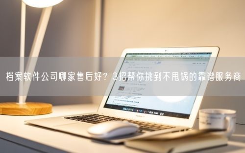 档案软件公司哪家售后好？3招帮你挑到不甩锅的靠谱服务商