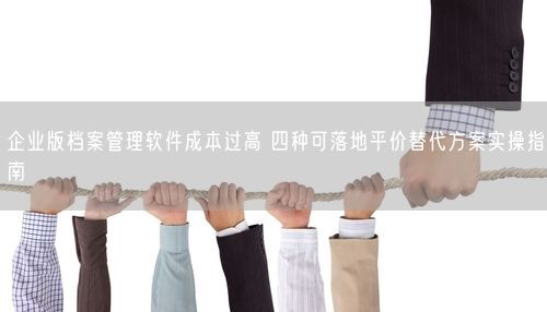 企业版档案管理软件成本过高 四种可落地平价替代方案实操指南